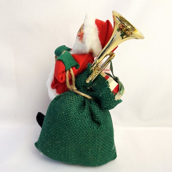 Annalee Santa Claus Doll 1963–1967 Vintage Christmas Decor Felt Figure Tag 8” - Picture 3 of 8